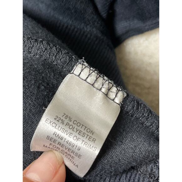 Jessica Simpson Women's Y2K Retro Kidcore Velvet Whimsygoth Hoodie Black L - Picture 7 of 10